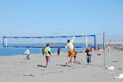 Volleyball in beach online