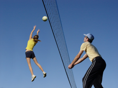 A volleyball net is a great item to purchase It's an affordable item that 